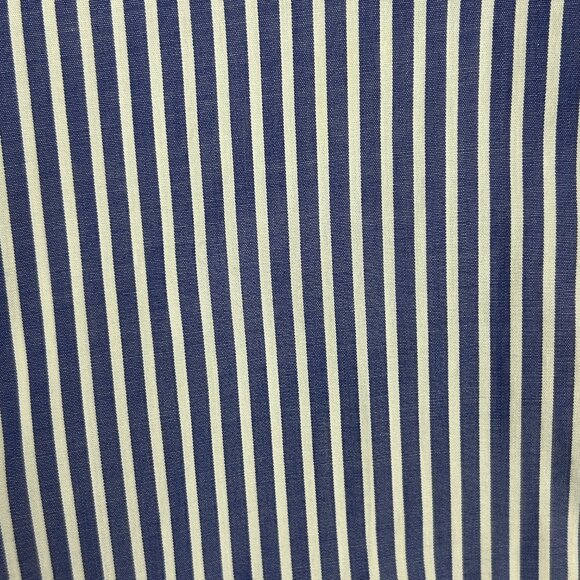 Nautica Shirt Mens 15.5 34/35 Blue White Striped Long Sleeve Button Down Cotton - Picture 7 of 12